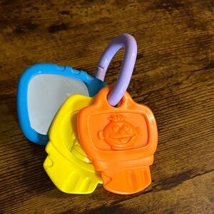 Sesame Street Colorful Baby Key Ring Toy